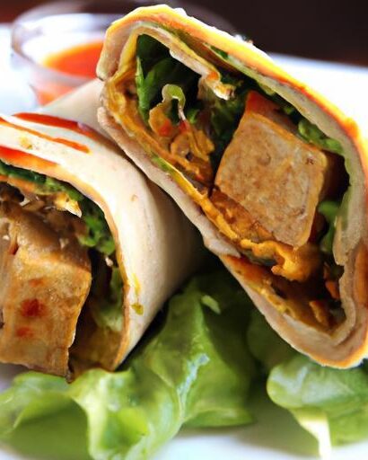 Fiery Sriracha Tofu Wraps: A Bold Twist on Plant-Based Eats