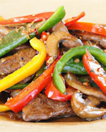 Sizzling Beef & Bell Pepper Stir Fry: A Flavorful Delight