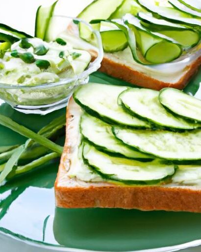 Refreshing Delight: The Perfect Cucumber Cream Cheese Sandwich