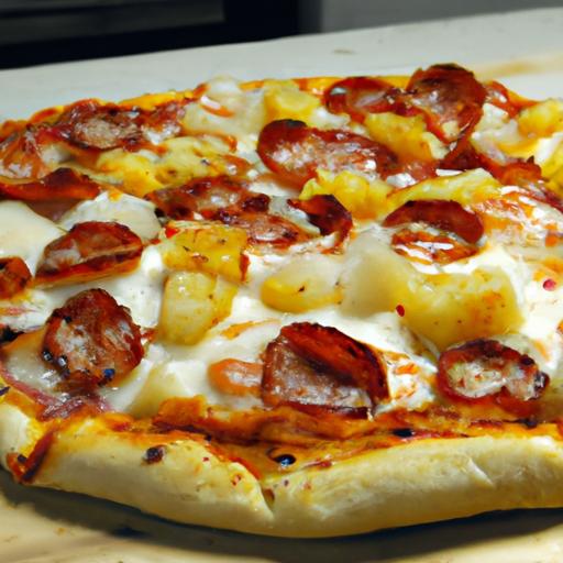 Spicy Jalapeño ​& Pineapple Pizza: A Fiery Tropical Twist