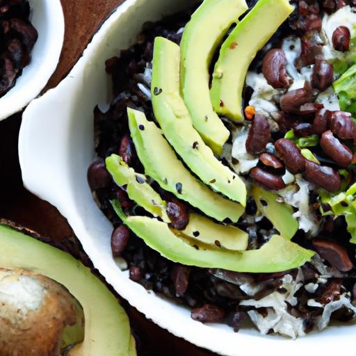 Fresh & Flavorful: Avocado Black Bean Salad with Rice Boost