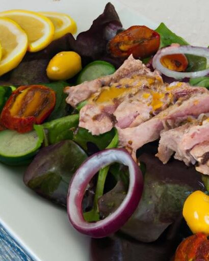 Tuna Niçoise: A Classic Salad Bursting with Mediterranean Flavor