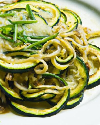 Zesty Zucchini Noodles with Ginger Garlic Twist Recipe