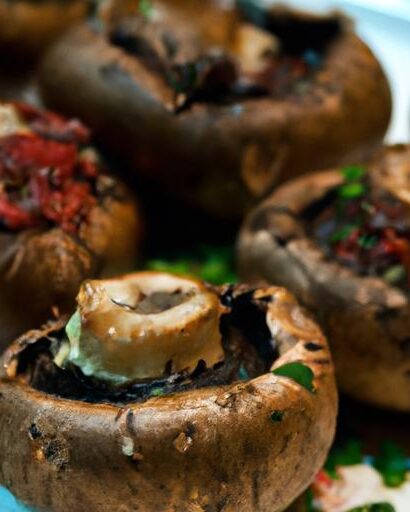 Hearty Stuffed Portobello Mushrooms: A Savory Delight