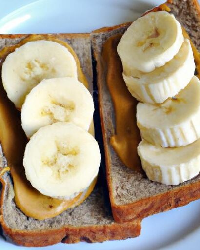 Power-Packed Peanut Butter & Banana Whole Grain Sandwich