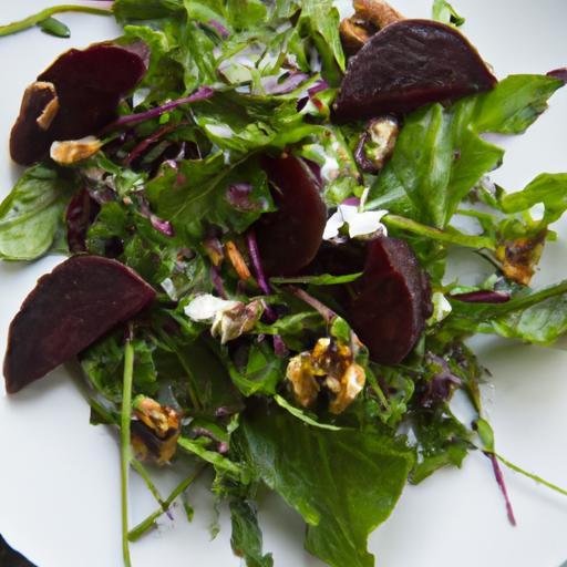 Earthy Elegance: Roasted Beet & Arugula Salad with Walnuts