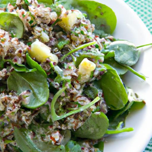 Power-Packed Quinoa Spinach Salad: A Nutritious Delight