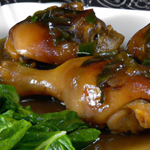 Succulent Baked Chicken Thighs Simmered in Savory Sauce