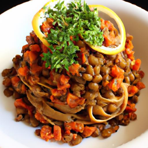 Lentil Spaghetti: A Nutritious Twist on Classic Pasta Delight