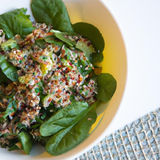 Power-Packed ‌Quinoa Spinach Salad: A⁤ Nutritious Delight