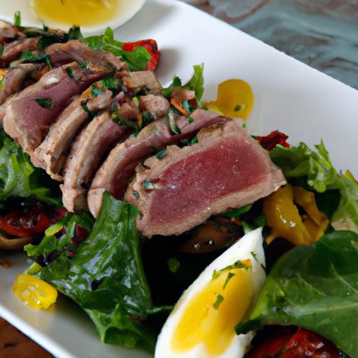 tuna Niçoise:‌ A Classic​ Salad Bursting with Mediterranean Flavor