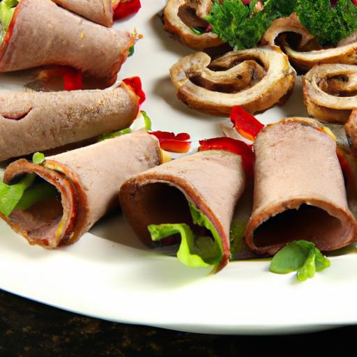 Zesty ⁣Horseradish ‍Roast ⁢Beef Pinwheels: A Flavorful Twist