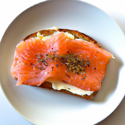 elevate Breakfast: Smoked Salmon & Cream Cheese on Toast