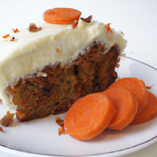 Delicious Carrot Cake with Silky vegan Cream Cheese Frosting