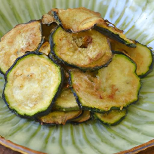 Crispy Parmesan Zucchini⁤ Chips:⁢ A Tasty Healthy ​Snack Idea