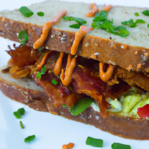 Crispy‍ Vegan BLT‌ with Smoky coconut⁣ Bacon Delight