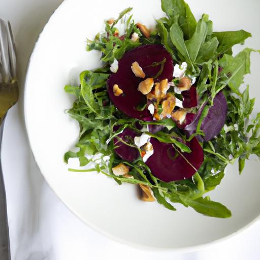 Earthy Elegance: Roasted Beet & Arugula⁤ Salad with Walnuts