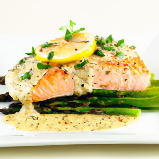 Zesty Salmon Delight: Mastering Lemon Dill Sauce Flair