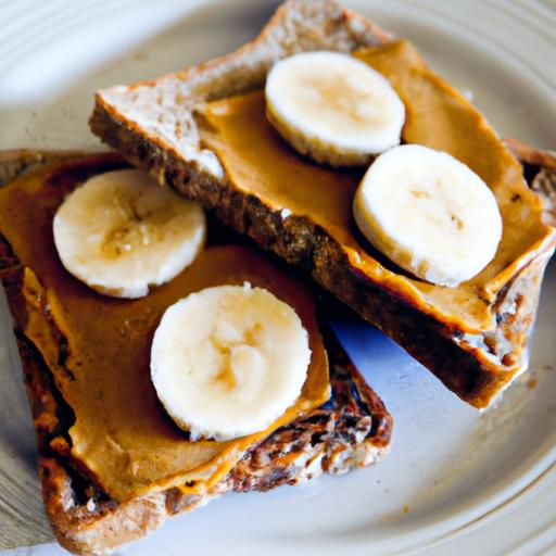 Power-Packed Peanut butter & Banana Whole Grain Sandwich