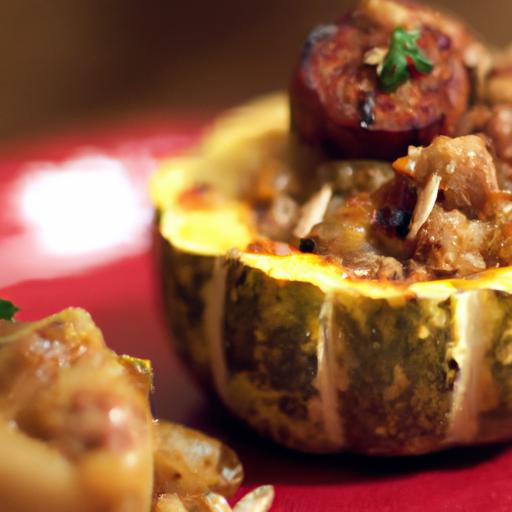 Hearty Sausage-Stuffed Acorn Squash: A Perfect Fall Feast