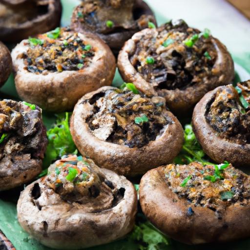 Hearty Stuffed Portobello Mushrooms: A Savory Delight