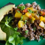 Savor Vegan Tempeh Taco Meat with Flavorful Rice Delight