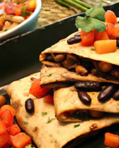 Black Bean Quesadilla Delights: A Flavorful Tex-Mex Treat