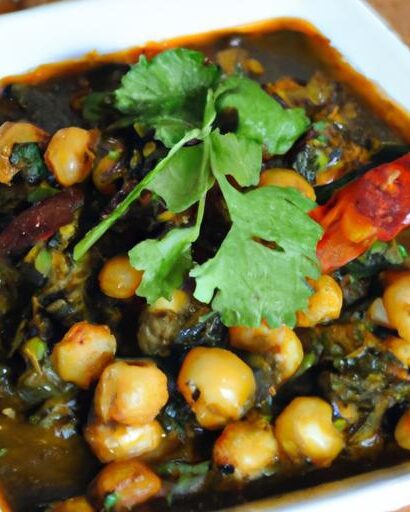 Hearty Vegan Chana Saag Curry: A Flavorful Indian Classic