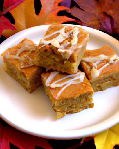 Cozy Up with Irresistible Pumpkin Spice Bars This Fall