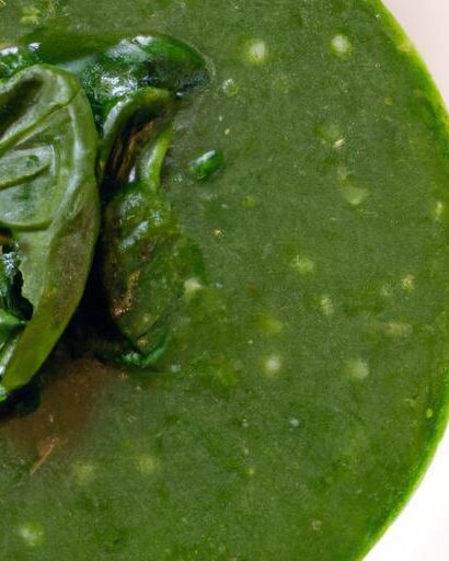 Savor the Greens: A Simple and Nutritious Spinach Soup Recipe