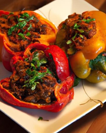 Weeknight Wins: Easy Beef & Brown Rice Stuffed Peppers
