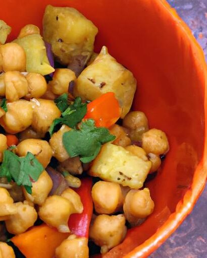 Hearty Sweet Potato & Chickpea Curry: A Flavorful Delight