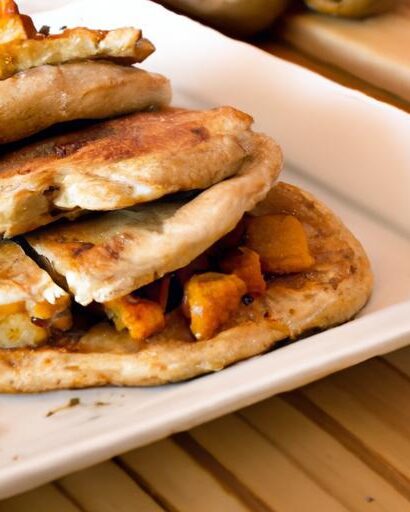Savory Delight: Sweet Potato & Caramelized Onion Flatbread