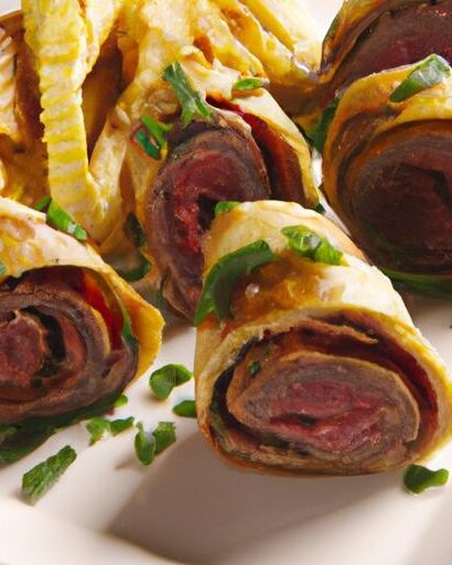 Zesty Horseradish Roast Beef Pinwheels: A Flavorful Twist