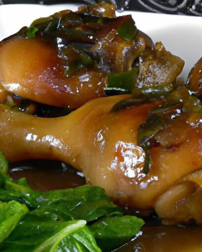 Succulent Baked Chicken Thighs Simmered in Savory Sauce