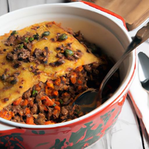 Hearty Lentil Shepherd’s Pie with Cheese & Smoky Paprika Flair