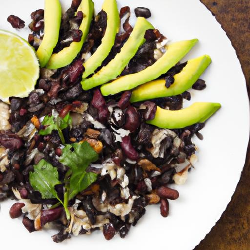 Fresh & Flavorful: Avocado ‍Black Bean Salad with Rice ⁣Boost