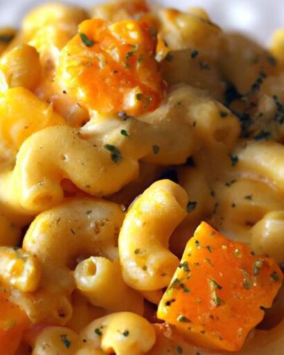 Creamy Vegan Butternut Squash Mac & Cheese Delight