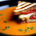 The Ultimate Comfort: Grilled Cheese Meets Tomato Soup Delight