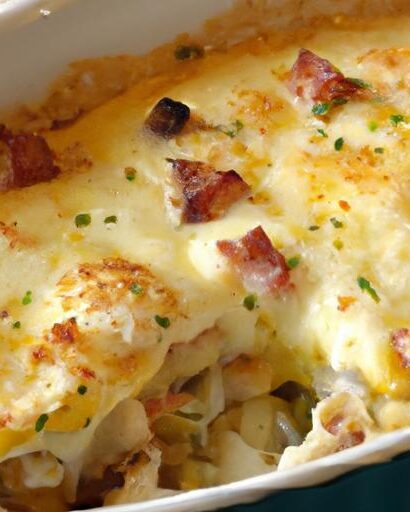 Hearty Sausage Egg & Cheese Breakfast Casserole Delight