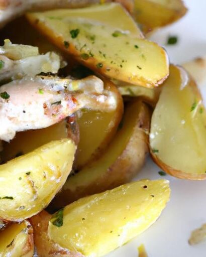 Garlic Parmesan Chicken & Potatoes: Easy One-Pan Feast