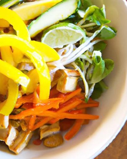 Flavor-Packed Spicy Peanut Tofu Bowls: A Tasty Twist