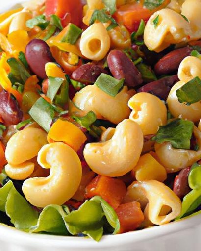 Hearty Pasta Salad with Beans: A Nutritious Twist on Classic