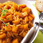 One-Pot Wonder: Sweet Potato, Rice & Pasta Delight Recipe