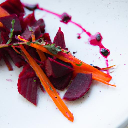 Vibrant Roasted Beet & Carrot Salad with ‌Honey Thyme​ Drizzle