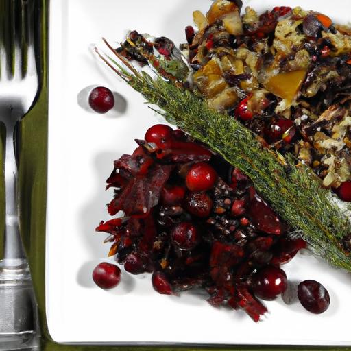 Harvest Harmony: Wild Rice Bowl with Brussels & Cranberries