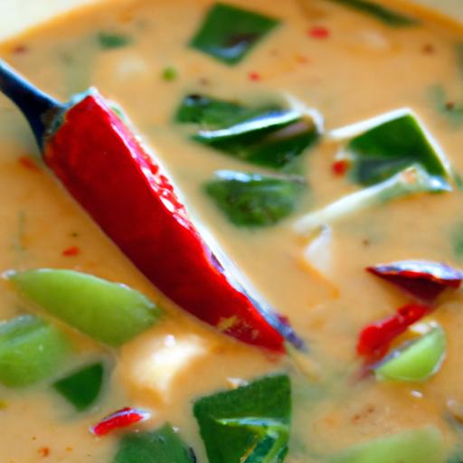 Savor the Heat: Exploring Spicy Thai coconut Soup Delights