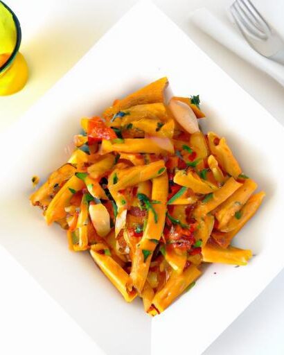 Fiery Veggie Pasta Made Simple: A Quick Spicy Delight