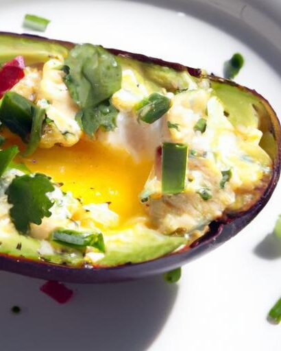 Creamy Baked Eggs in Avocado: A Nutritious Twist