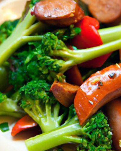 Sizzling Sausage & Broccoli Stir-Fry: Quick, Tasty, Healthy